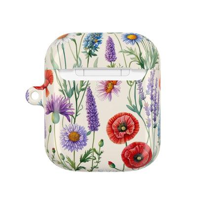 Floral AirPod Cases, Stylish Wireless Earbud Cover, Gift for Music Lovers, Trendy Tech Accessory, Nature-Inspired, Cute Case