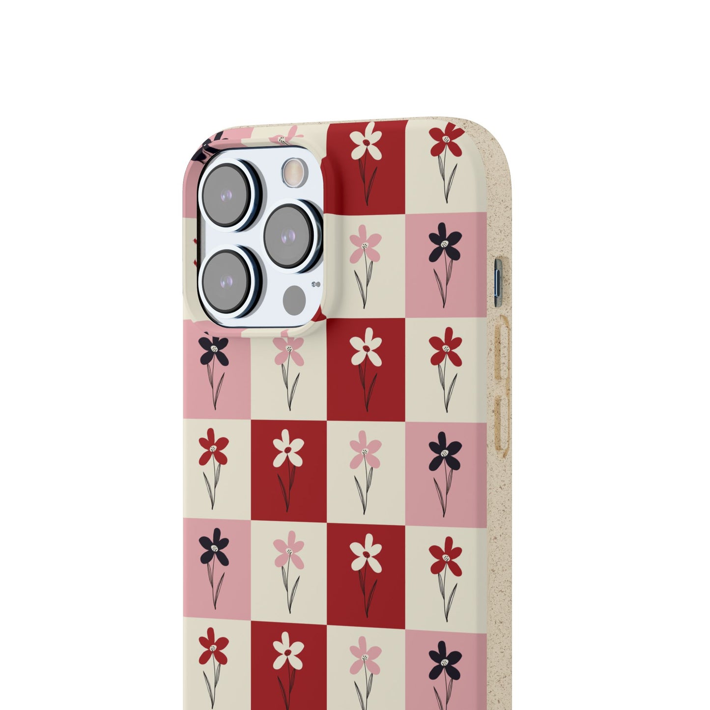 Pop Petal Plaid Eco-Friendly Phone Cases | Biodegradable | Sustainable