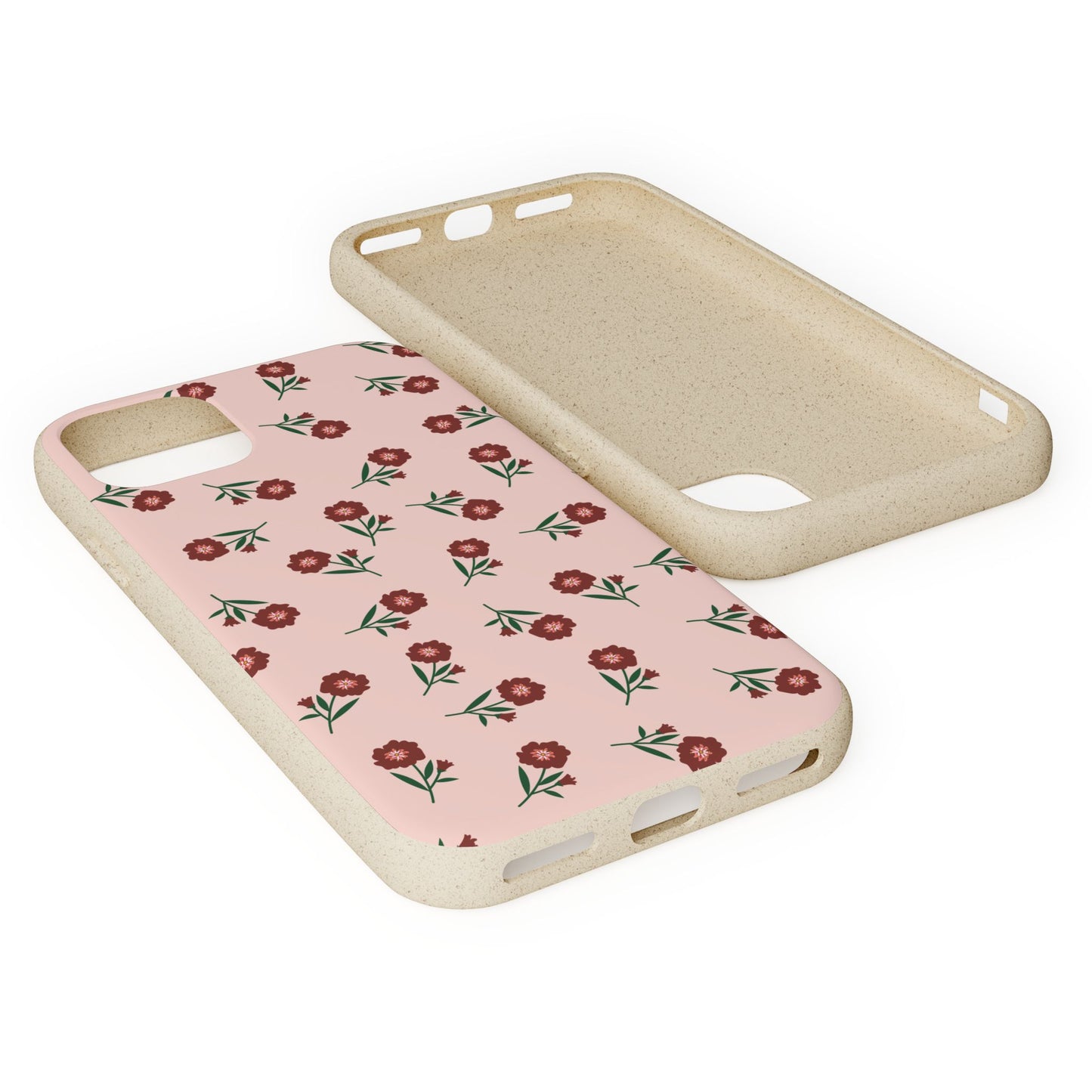 Crimson Bloom Eco-Friendly Phone Cases | Biodegradable | Sustainable