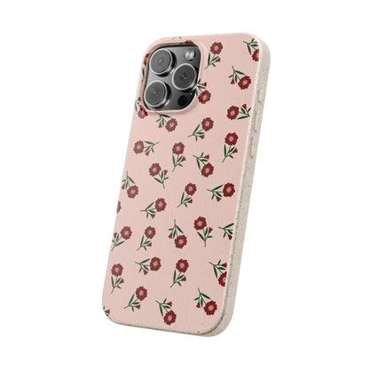 Crimson Bloom Eco-Friendly Phone Cases | Biodegradable | Sustainable