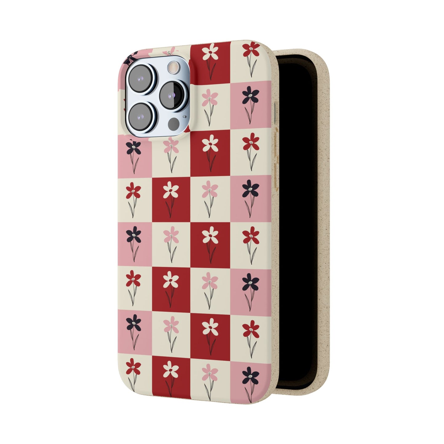 Pop Petal Plaid Eco-Friendly Phone Cases | Biodegradable | Sustainable