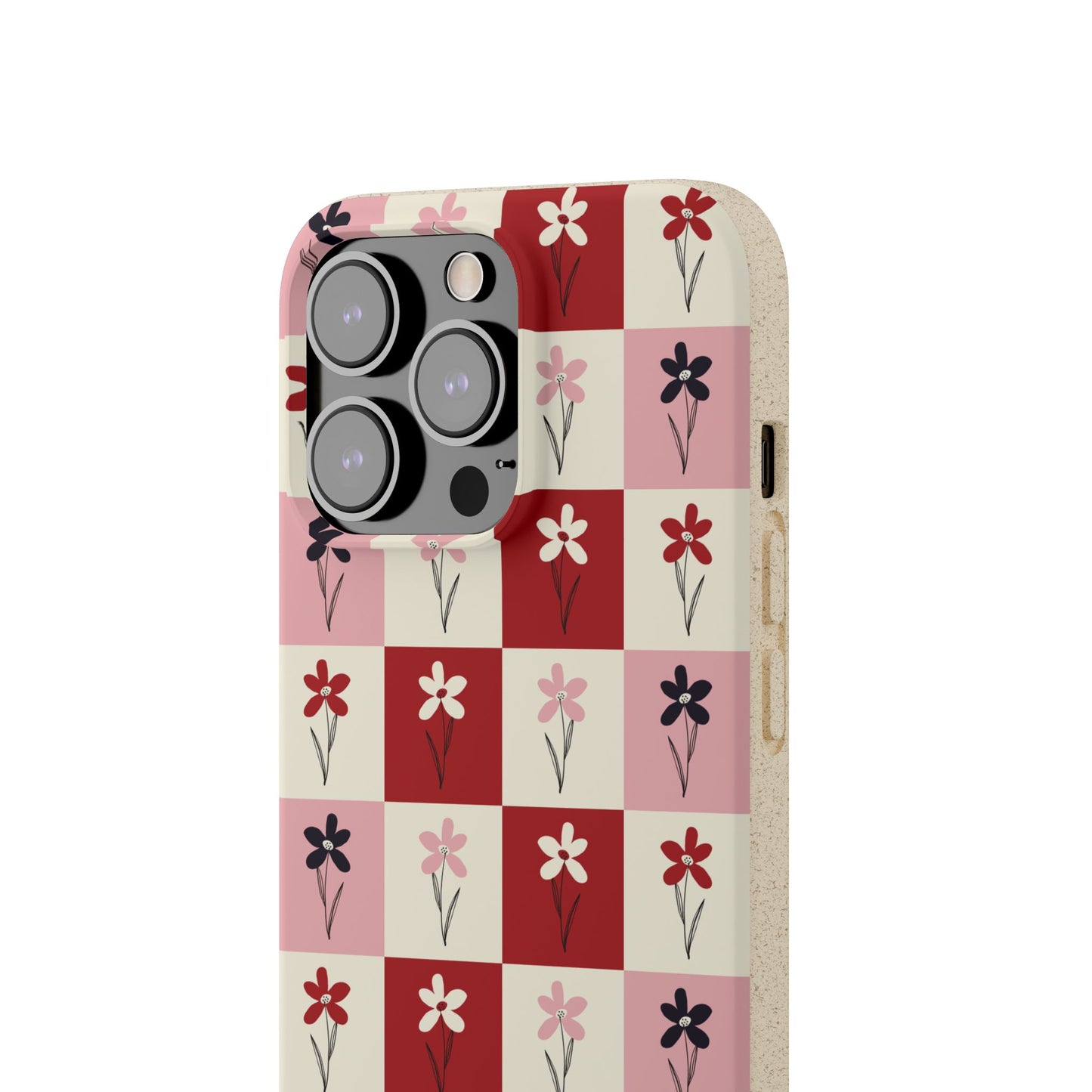 Pop Petal Plaid Eco-Friendly Phone Cases | Biodegradable | Sustainable