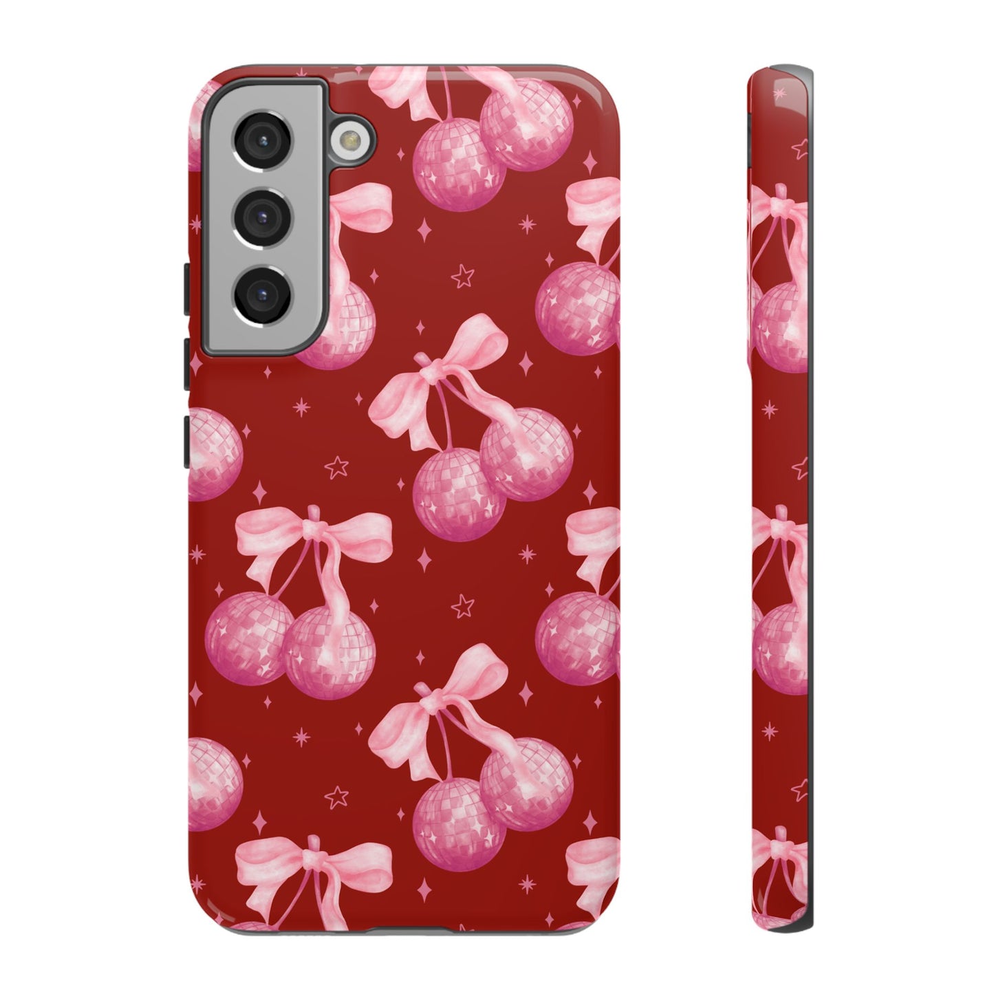Festive Glitter Ball Phone Case - Holiday Cheer Design