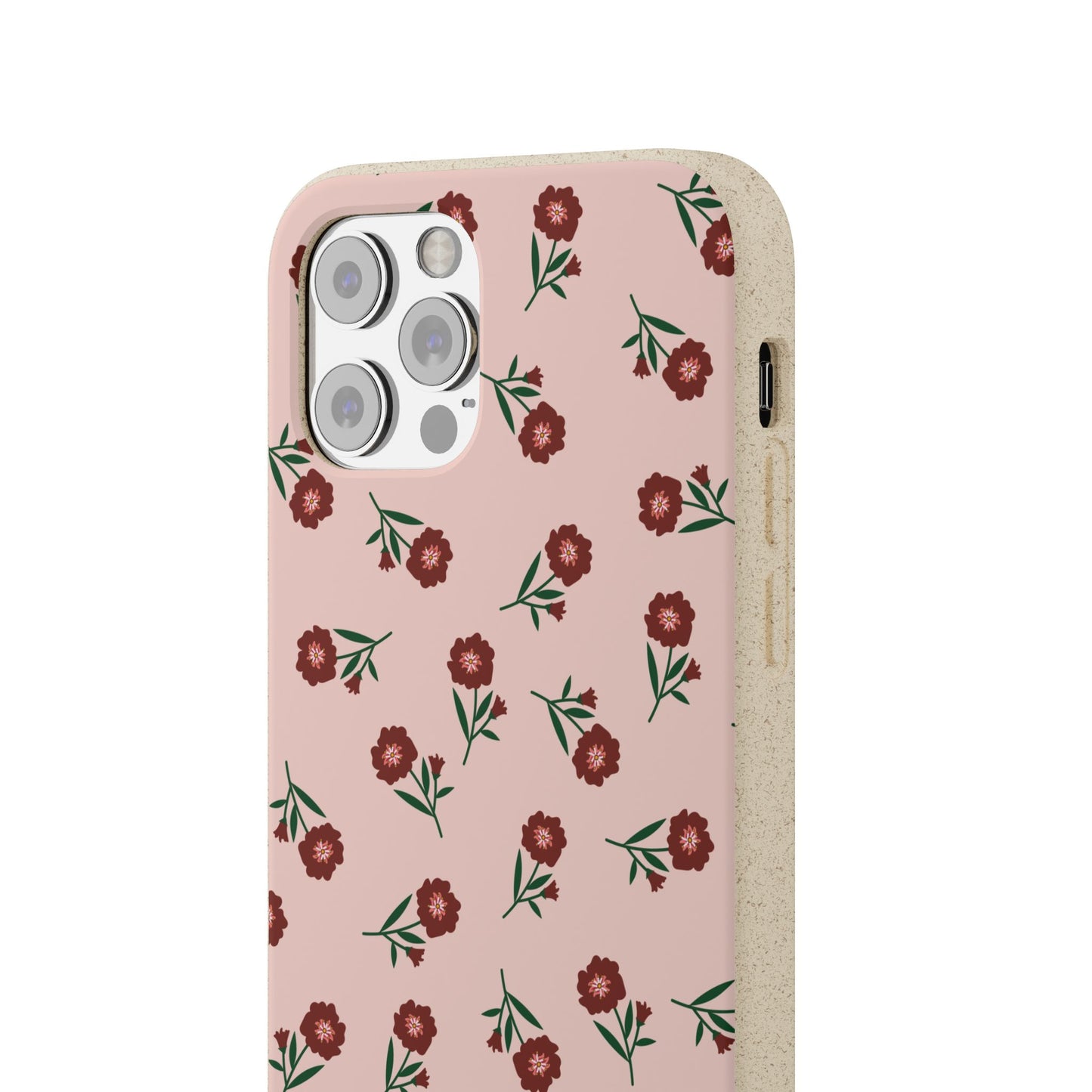 Crimson Bloom Eco-Friendly Phone Cases | Biodegradable | Sustainable