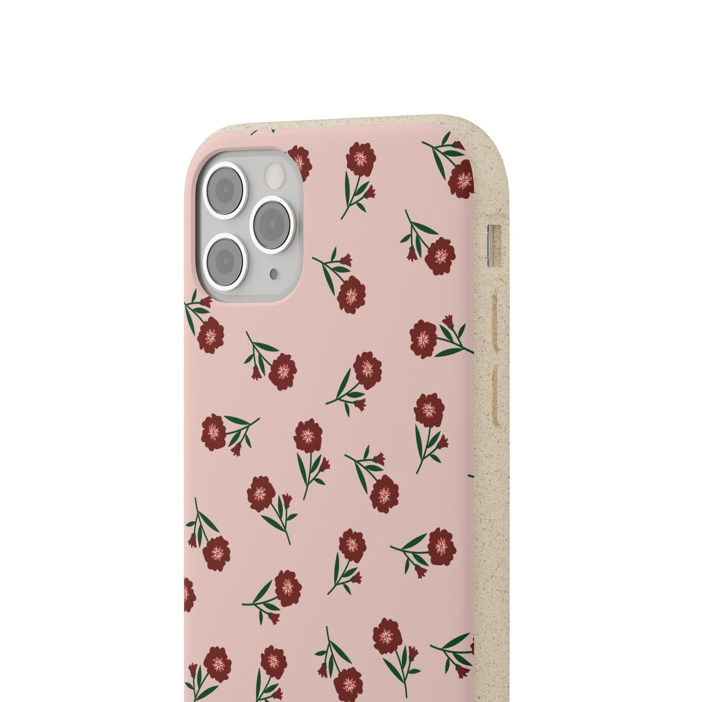Crimson Bloom Eco-Friendly Phone Cases | Biodegradable | Sustainable