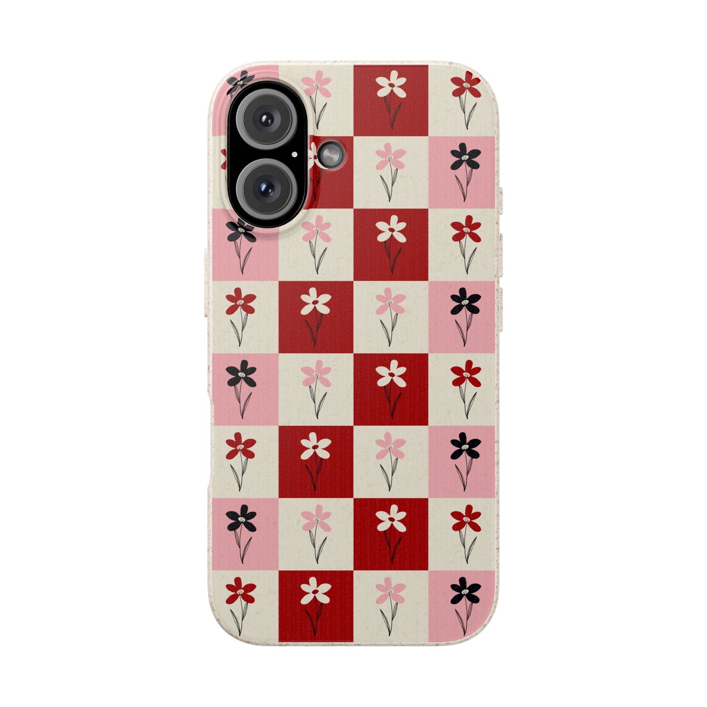 Pop Petal Plaid Eco-Friendly Phone Cases | Biodegradable | Sustainable
