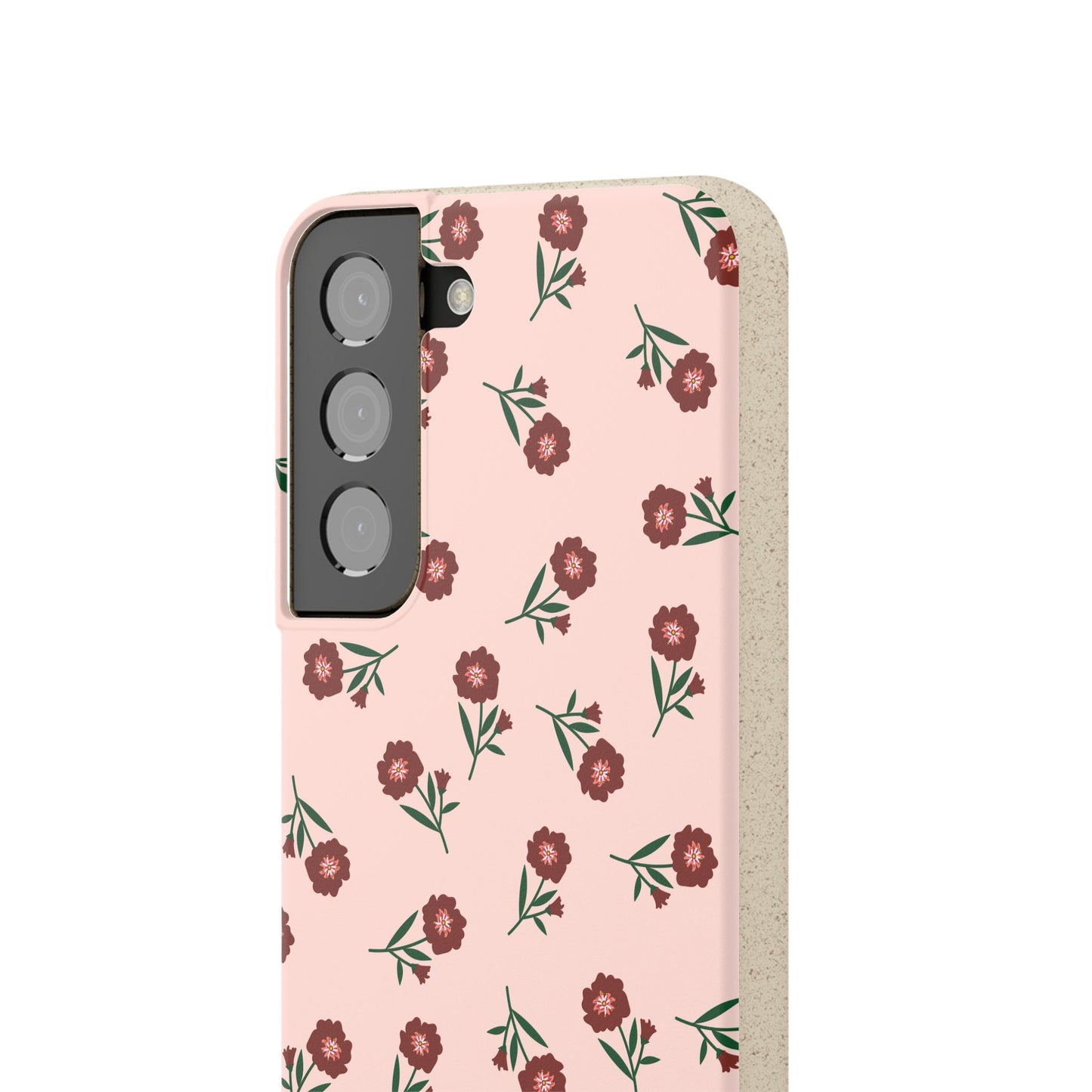 Crimson Bloom Eco-Friendly Phone Cases | Biodegradable | Sustainable