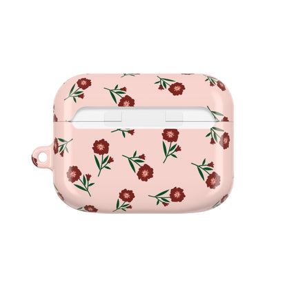 Crimson Bloom AirPod Case