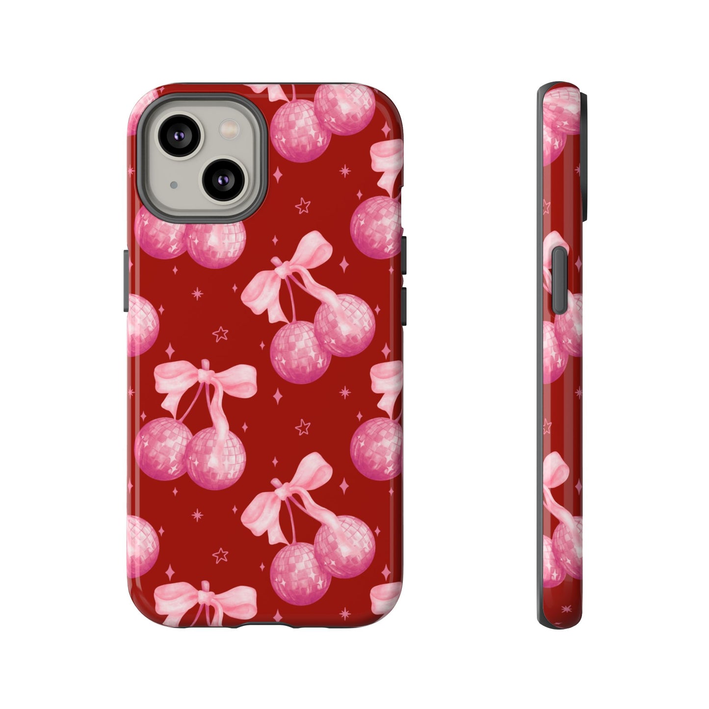Festive Glitter Ball Phone Case - Holiday Cheer Design