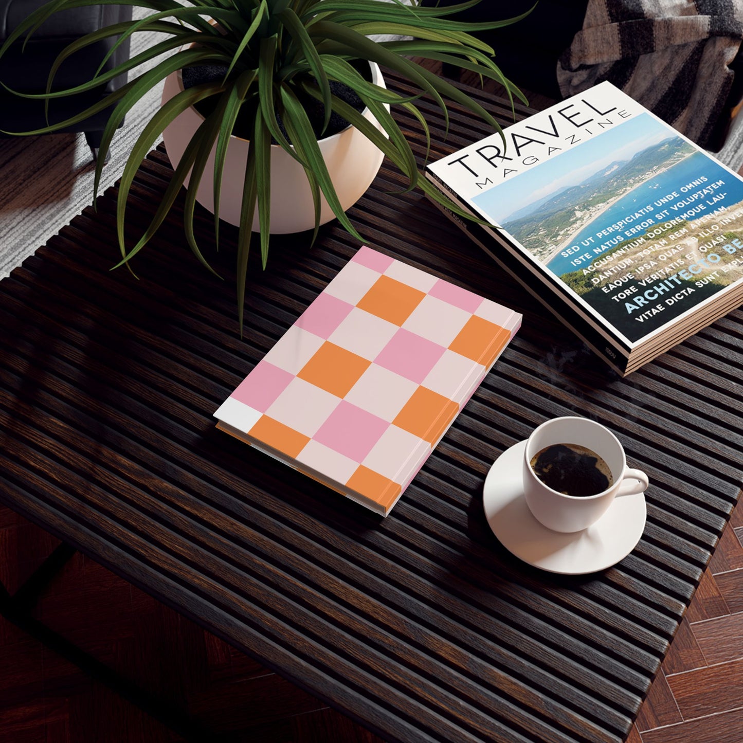 Colorful Checker Hard Backed Journal | Note-Taking | Diary Writing | Sketching | Back to School