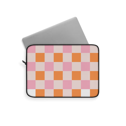 Colorful Checker Laptop Sleeve | Stylish Computer Case