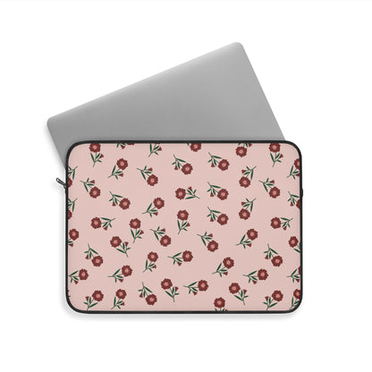 Crimson Bloom Laptop Sleeve