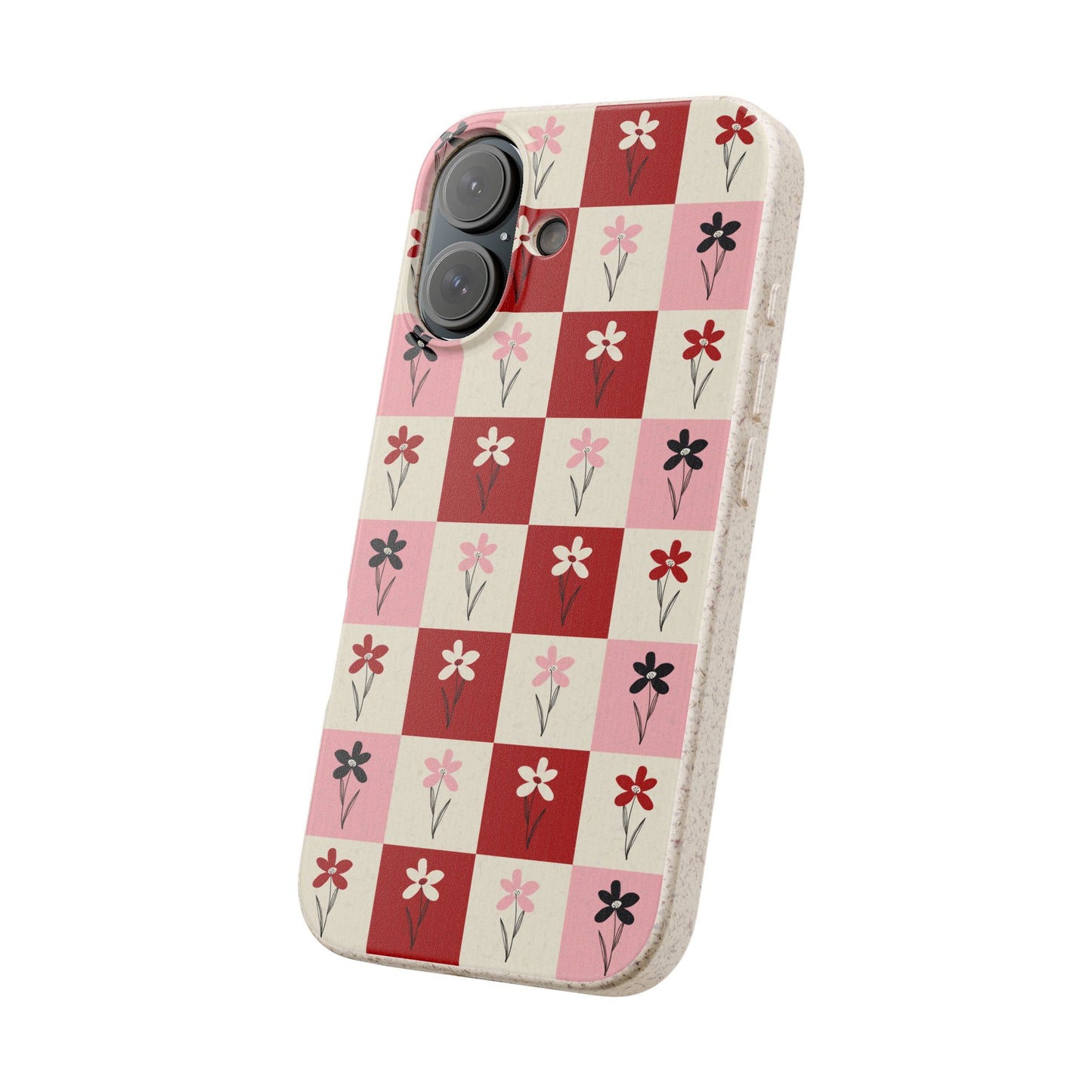 Pop Petal Plaid Eco-Friendly Phone Cases | Biodegradable | Sustainable