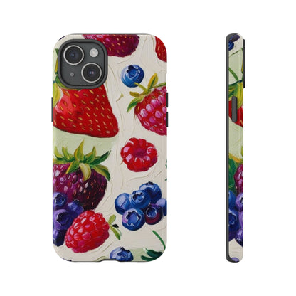 Berry Floral Phone Case - Tough Cases for Fruit Lovers