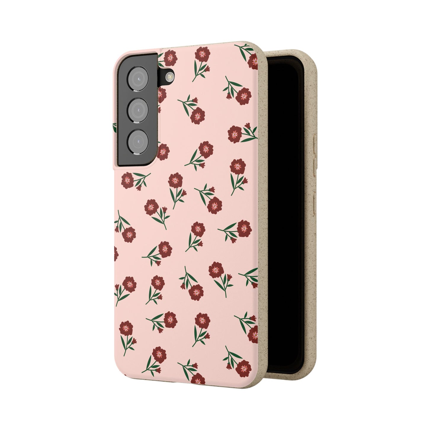 Crimson Bloom Eco-Friendly Phone Cases | Biodegradable | Sustainable
