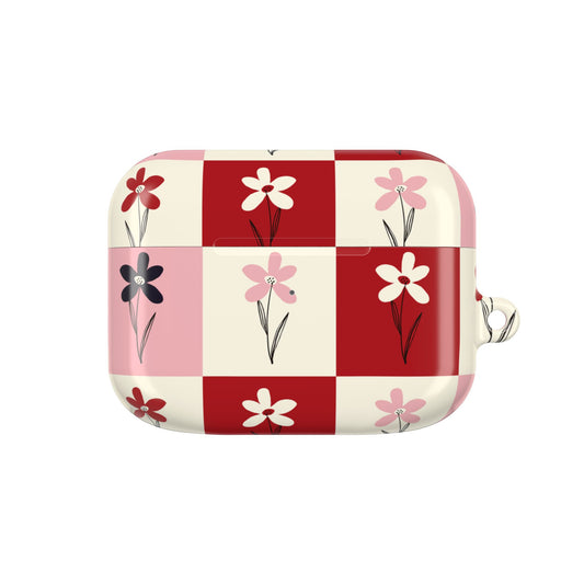 Pop Petal Plaid AirPod Cases