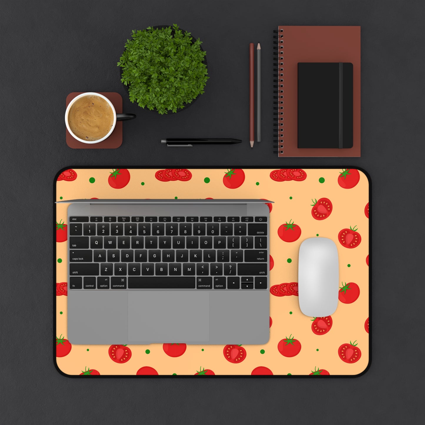 Tomato Pattern Desk Mat
