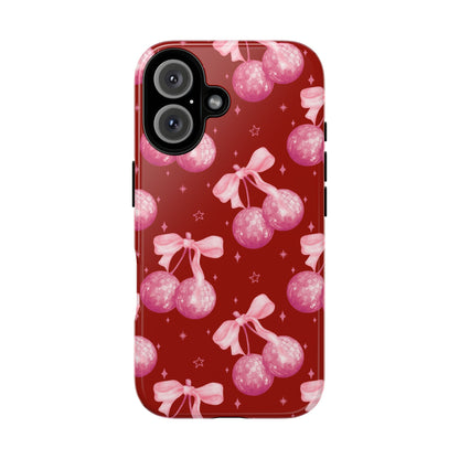 Festive Glitter Ball Phone Case - Holiday Cheer Design