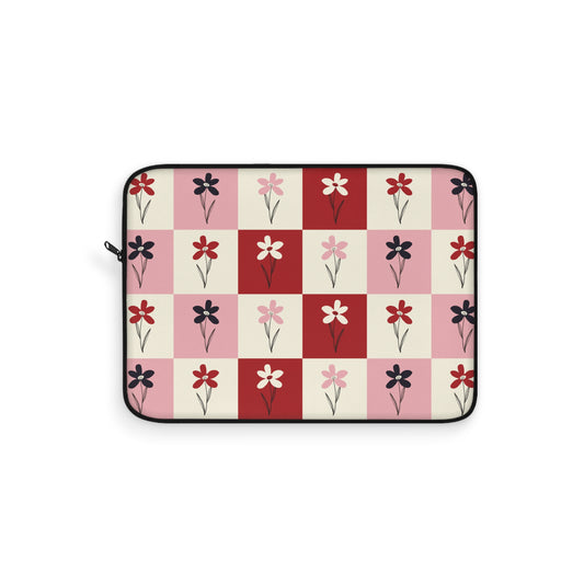 Pop Petal Plaid Laptop Sleeve