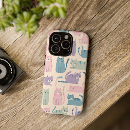 Cute Cat Phone Case - Tough & Stylish Pet Lover Accessory