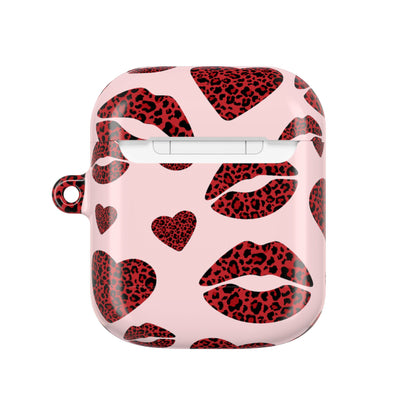 Leopard Kiss AirPod Case – Stylish Love and Wild Vibes