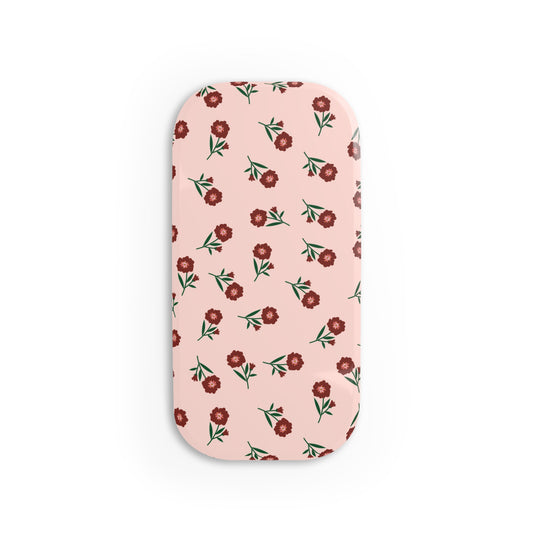 Crimson Bloom Phone Grip