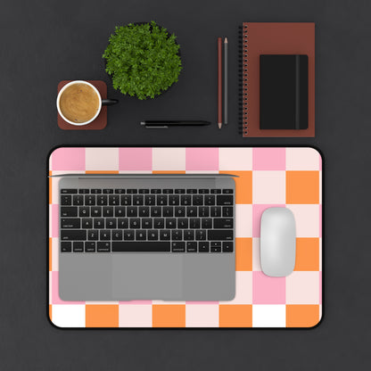 Colorful Checker Desk Mat