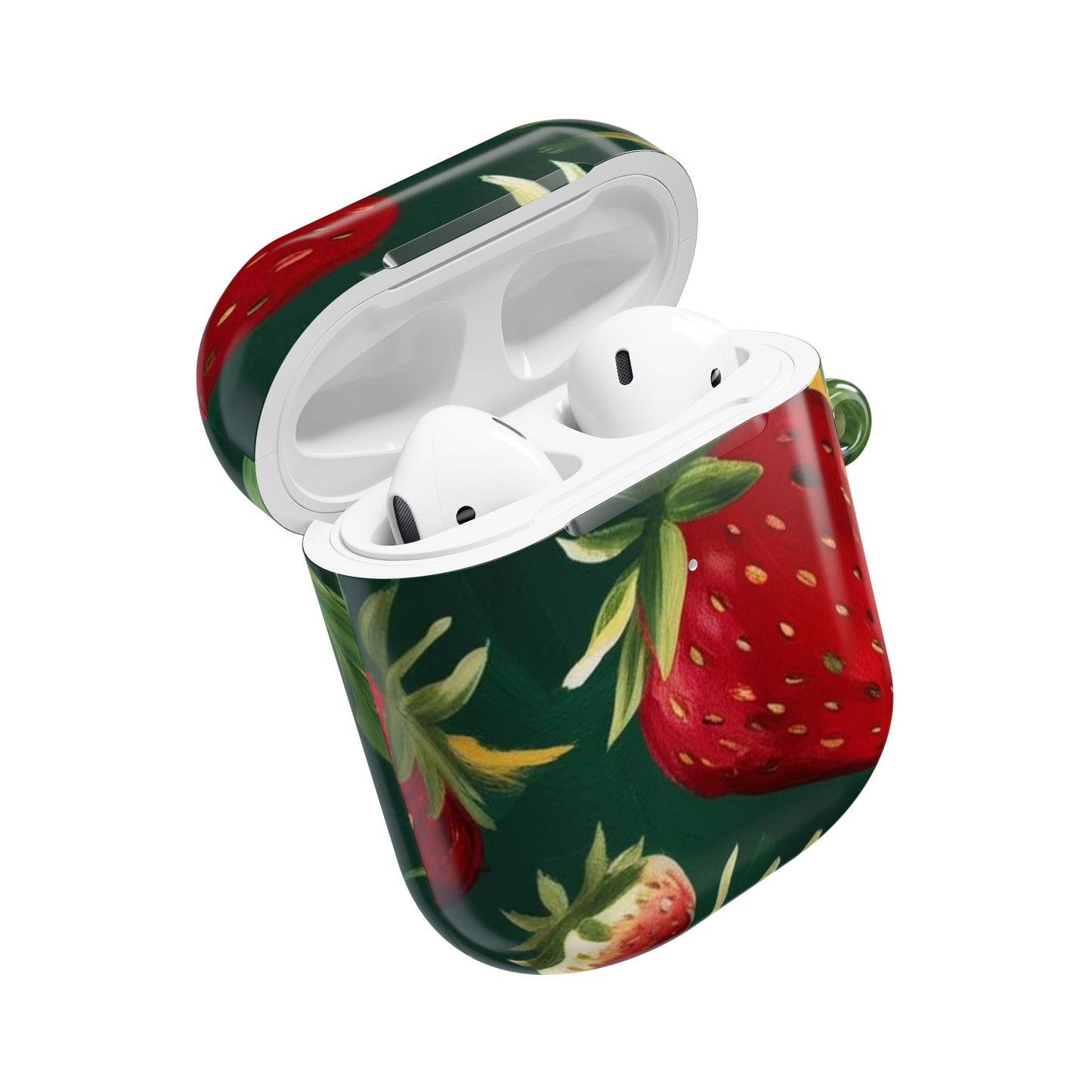 Strawberry AirPod Case - Cute Floral Accessory for Music Lovers